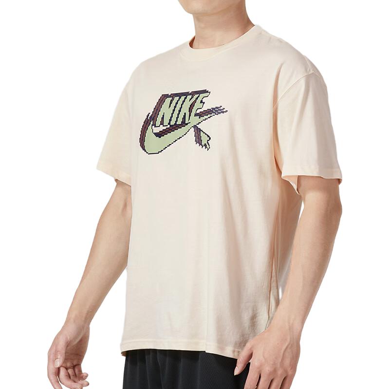 New Nike T Shirts Men's Khaki FD1297-838