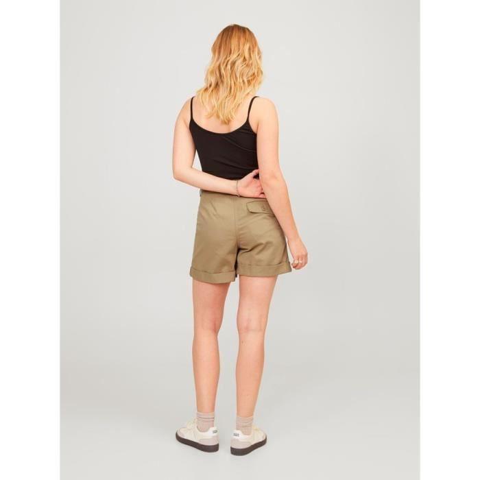 Bermudes pour femme - Jack & Jones - 80% coton recyclé - couleur beige