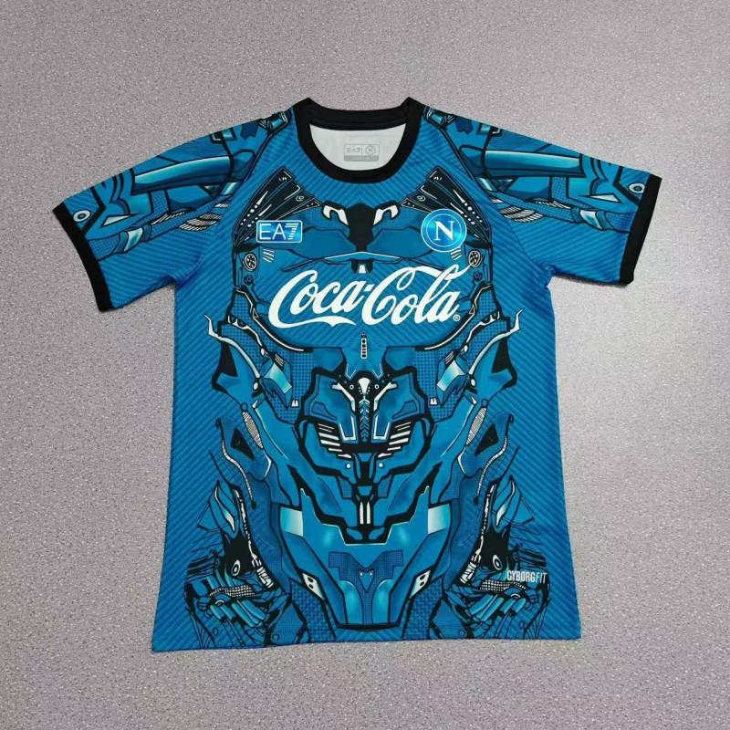 Napoli 2023-24 Home Away Goalkeeper Edition Champion Commemorative Soccer Jersey Cotton