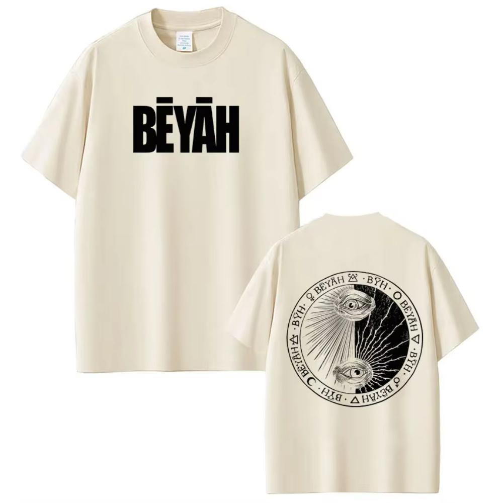Rapper Damso Beyah Tour Printed Unisexs Women Hiphop Tshirts Summer Shortsleeved Loose Casual Gothic Punk Cotton Tshirts