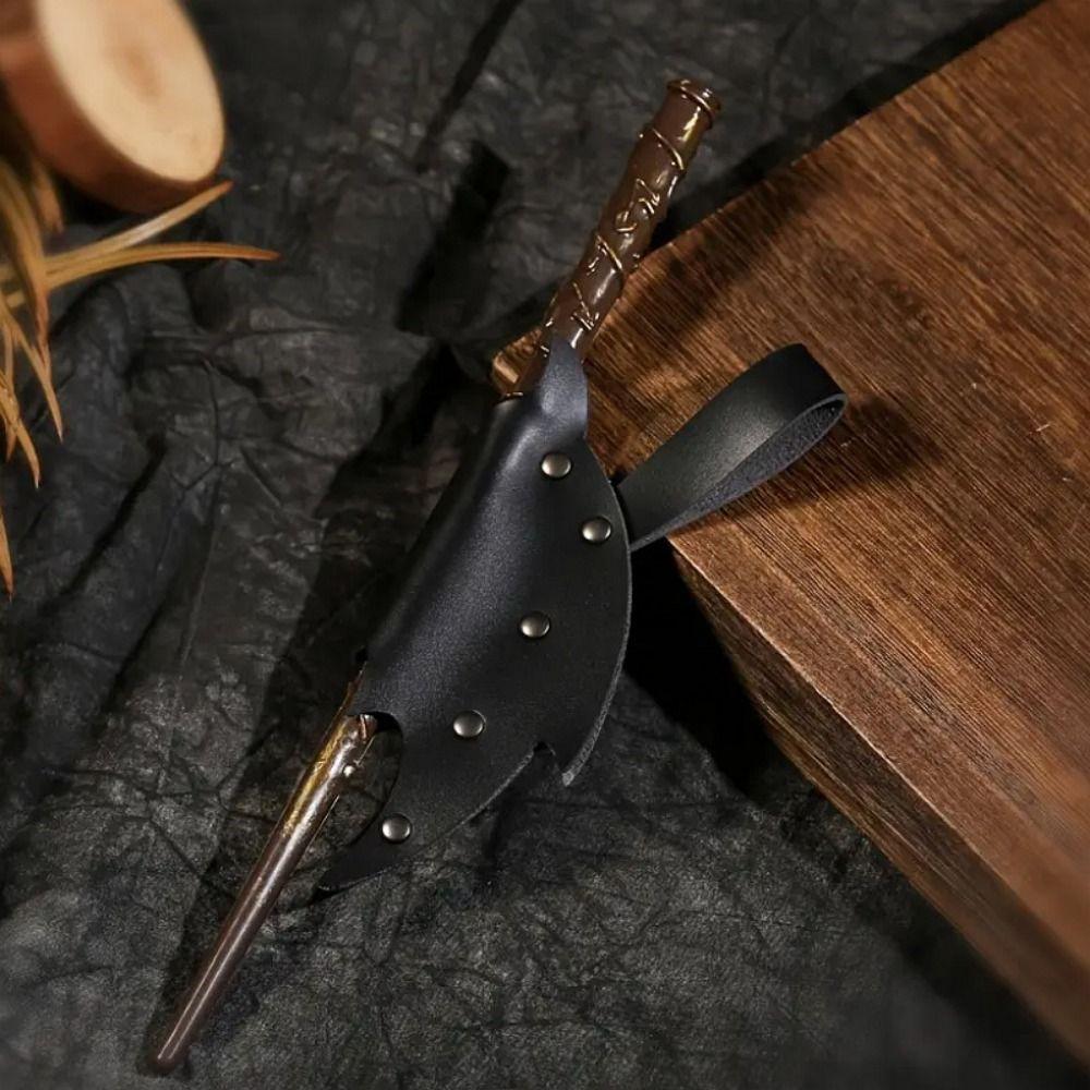 PU Leather Wizard Sorcerer Wand Holder Cosplay Accessories Wand Case  Comic Con