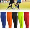 1 Pc Soccer Shin Guard for Kids Youth Adult Calf Compression Sleeve with Honeycomb Pad for Baseball Boxing Football