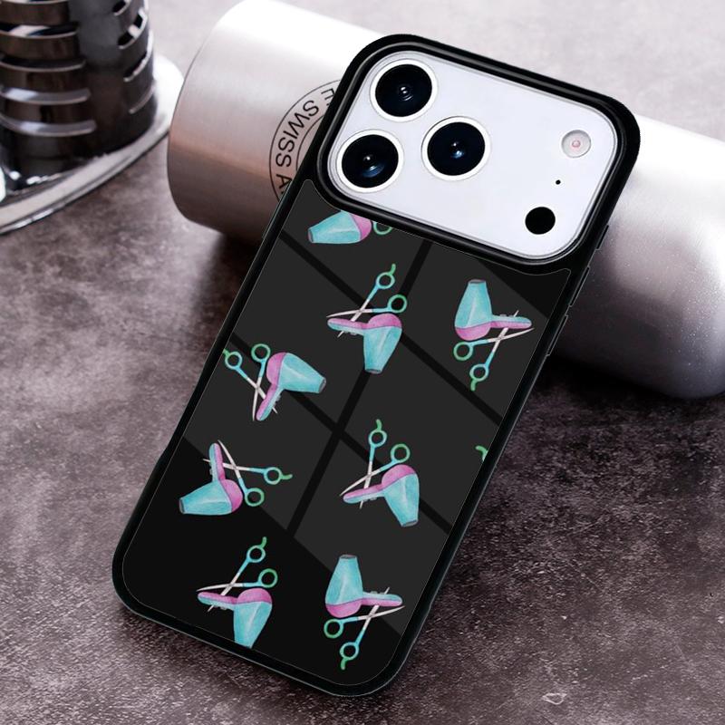 Инструменты парикмахера стилиста парикмахера чехол для телефона для iPhone 17 16 15 Pro Max Air 14 13 12 11 Plus противоударный чехол