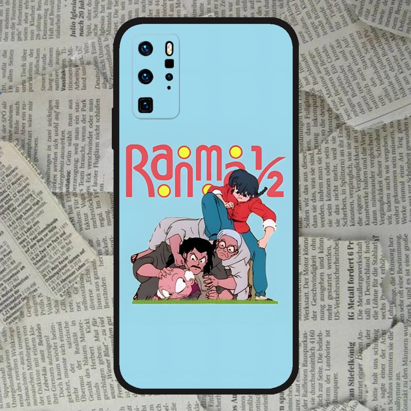 Чехол для телефона Anime Ranma ½ для OPPO Find X5 X3 X2 A93 Reno 4 3 Pro A75 A94 A74 A72 A53 A52 черный мягкий силиконовый чехол