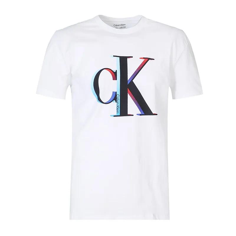 Calvin Klein T Shirts Men's Crew Neck Moderate (Unisex) T-Shirts 40IC837