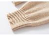 Women's 100% Pure Cashmere Round Neck Cardigan – Autumn/Winter Age-Reducing Knitwear