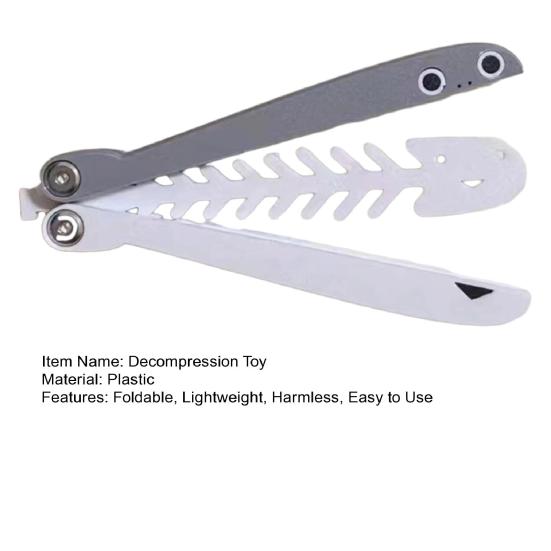 Резак-бабочка для облегчения беспокойства, гладкий, легкий резак, антистресс, портативная складная игрушка-бабочка, сенсорная игрушка