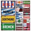 FJ Decors Germany City Metal Tin Signs Licenses Plate Plaque Metal Vintage Bar Pub Club Home Wall Decor
