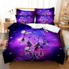 Purple Duvet Cover Set 3D Polyester Comforter Cover Lavender Butterfly Romantic Theme King Queen Size For Kids Girls Women Boys