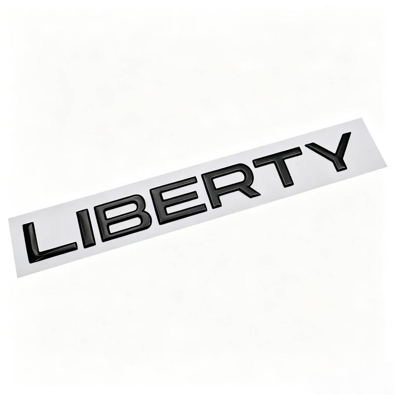 Автонаклейка LIBERTY подходит для тюнинга автомобиля Наклейка на багажник с английским алфавитом LIBERTY Логотип на багажник