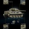 Военный Танк Тигр WW2 Строительные Блоки Технические Армейское Оружие Основной Боевой Танк Солдаты Moc Кирпичи Игрушки Для Детей Подарок