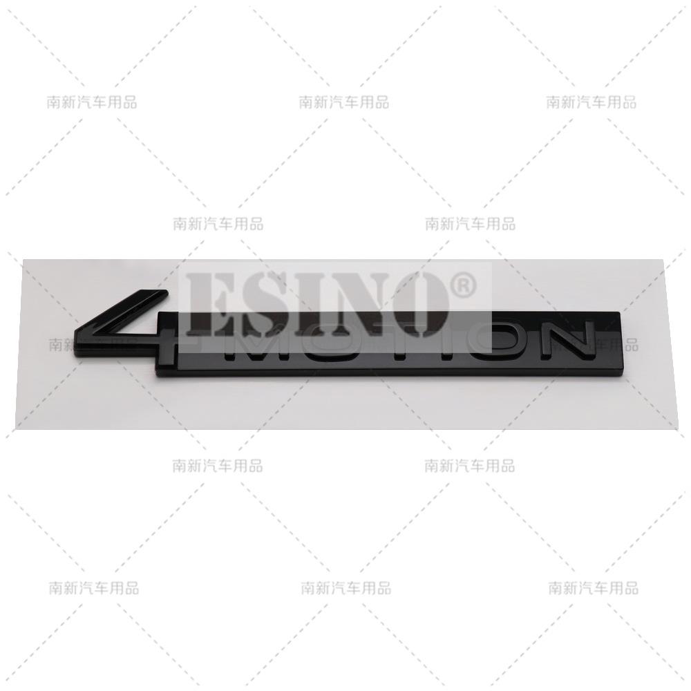 AABIP1 Car Styling 4Motion 3D Rear Trunk Fender ABS Chrome Zinc Alloy Emblem Badge Decal for Volkswagen Tiguan Touareg Tayron