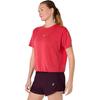 Одежда для бега NAGINO RUN SS TOP 2012D543 600 L [ASICS] Женская (СКОРОСТЬ КРАСНАЯ)