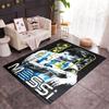 Argentina's Messi Celebration Themed Anti-Slip Rugs - Polyester Home Decor, Suitable for Bedrooms, Living Rooms, Doorways, Studios, and Decorations