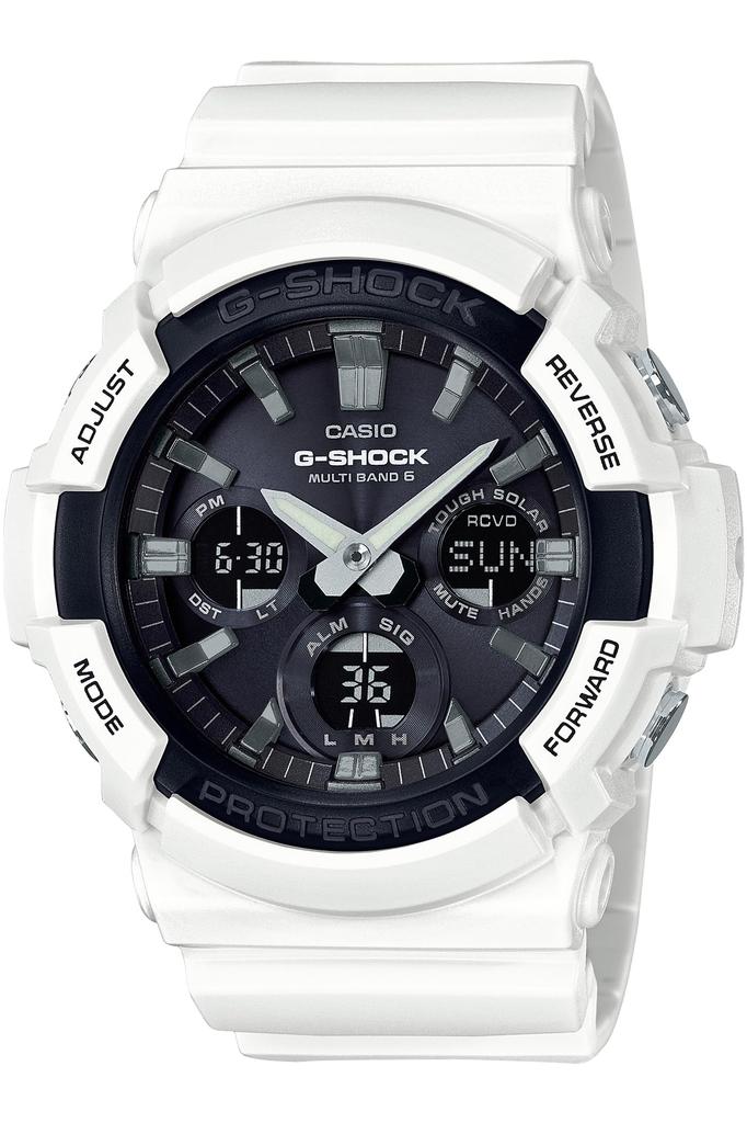 Мужские радиоуправляемые солнечные часы Casio G-Shock G GAW-100-1AJF / GAW-100B-7AJF, Черные / Белые (Официальный японский продукт)