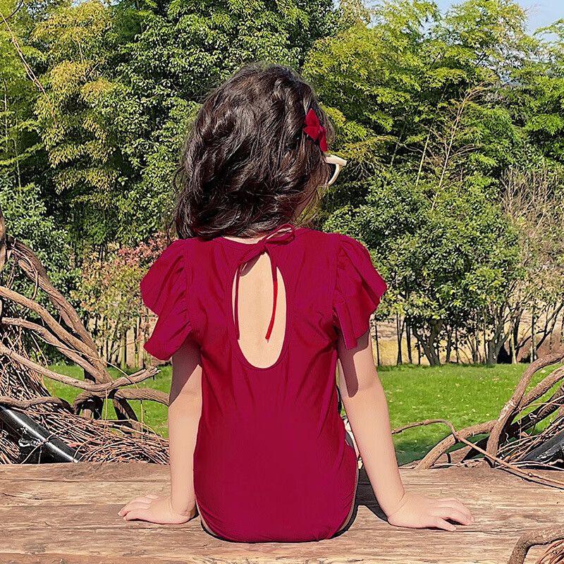 Girls' Cute One-Piece Toddler Swimsuit