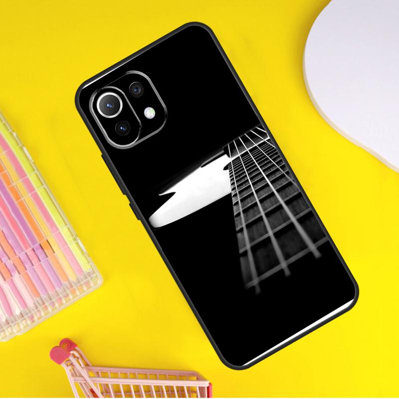 Чехол с рисунком гитарной музыки для Xiaomi 14 Ultra 13 11T 12T 13T 14T Pro POCO X6 X7 Pro X3 X5 F3 F5 F6 M6 Pro