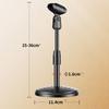 Table Microphone Stand Bracket Adjustable Desk Microfno Support Micro Mount Desktop Mic Holder Accessories for Live Broadcast