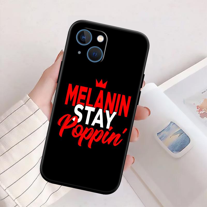 BH34 Melanin Black People Afro Girls New High-End Shell Phone Case for Redmi Note 13 14 Pro+ Plus A3 A3X 13X 13C 13R 14S 14C 14R