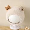 Plush Baby Hat Soft Earflap Hat Cute Baby Bonnet  Infant Daily