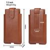 Кожаный чехол-кошелек для Samsung Galaxy S25Ultra S25edge S24FE A36 A26 A16 iphone 16 15 14 13 Xiaomi Поясная сумка
