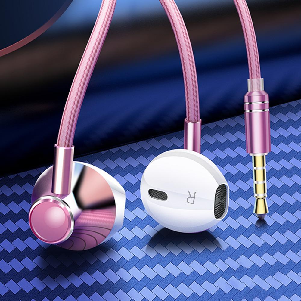 Проводные наушники типа C и 3,5 мм. Наушники-вкладыши с мощными басами. Проводные стереонаушники. Бег.