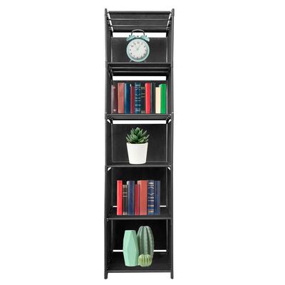 Стеллаж для хранения вещей Home, 6 ярусов, ПВХ и ткань, 155x41x29 см