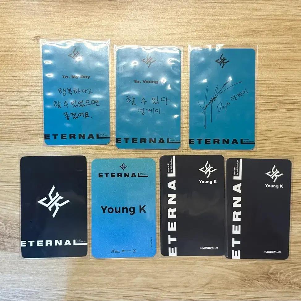 DAY6 Young K Eternal photocard Batch Message Nettles Drama Ma Mew frame special gift Kang Young-hyun