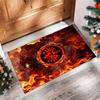 Eintracht Frankfurt Football Print Crystal Velvet Rug, Comfortable Water Absorbent Non Slip Indoor Floor Carpet