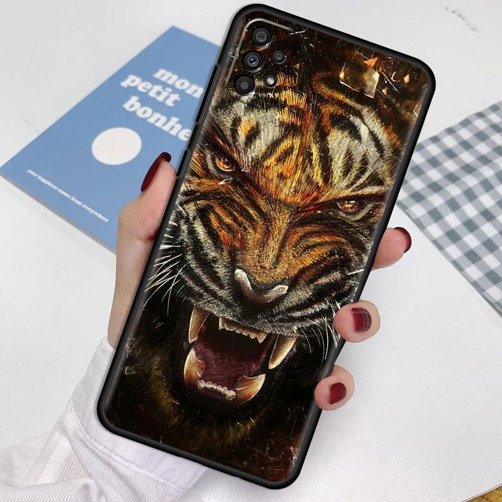 Чехол для Samsung Galaxy A52 A12 A51 A32 A21s A71 A53 A13 A32 A72 A31 A33 A22 A03 A41 Чехол для телефона Лев Волк