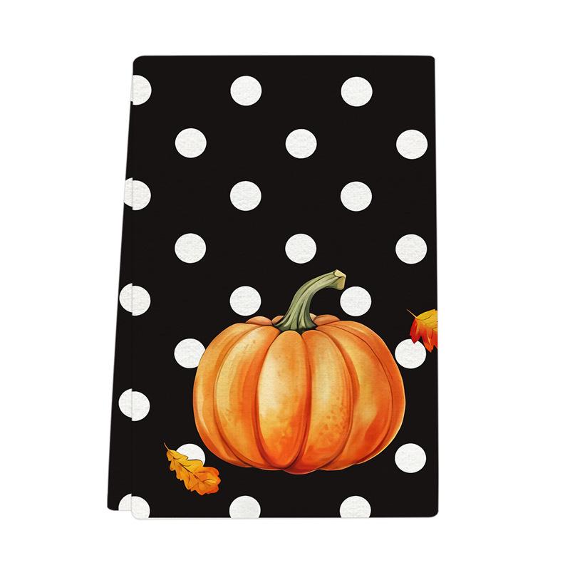 JIT Dropshipping Thanksgiving & Halloween Microfiber Kitchen Towels - Holiday Decorative Dish Towels