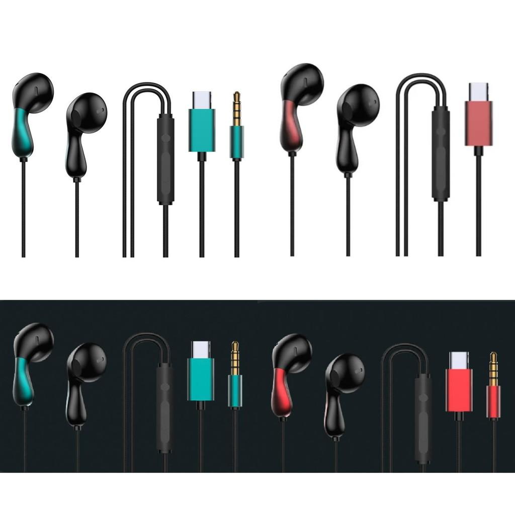 Наушники Typec Внутриканальные Игровые Проводные Гарнитура Микрофон Красный Зеленый Киберспорт Звук