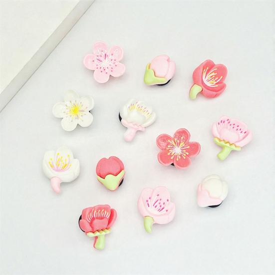 1 Набор 3D Цветочных Подвесок для Обуви Съемные Украшения в Виде Цветов Сакуры Милые Цветочные Аксессуары для Обуви для DIY Украшения Кроксов