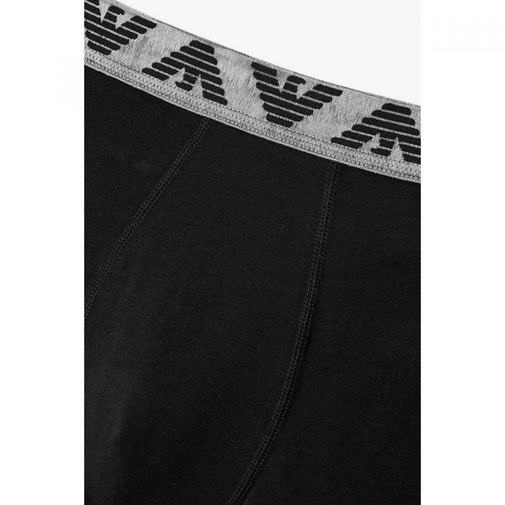 Emporio Armani Мужские S хлопковые брюки с блестящей отделкой и кулиской 0816112162