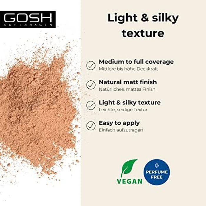 Poudre Minérale - GOSH - 006 Honey - Beige - Tous types de peau - Poudre légère
