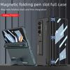 GKK Screen Comes with Protective Sticker for Samsung Galaxy Z Fold 5 Phone Case Samsung Magnetic Hinge All-Inclusive Pen Slot Bracket Protective Cover