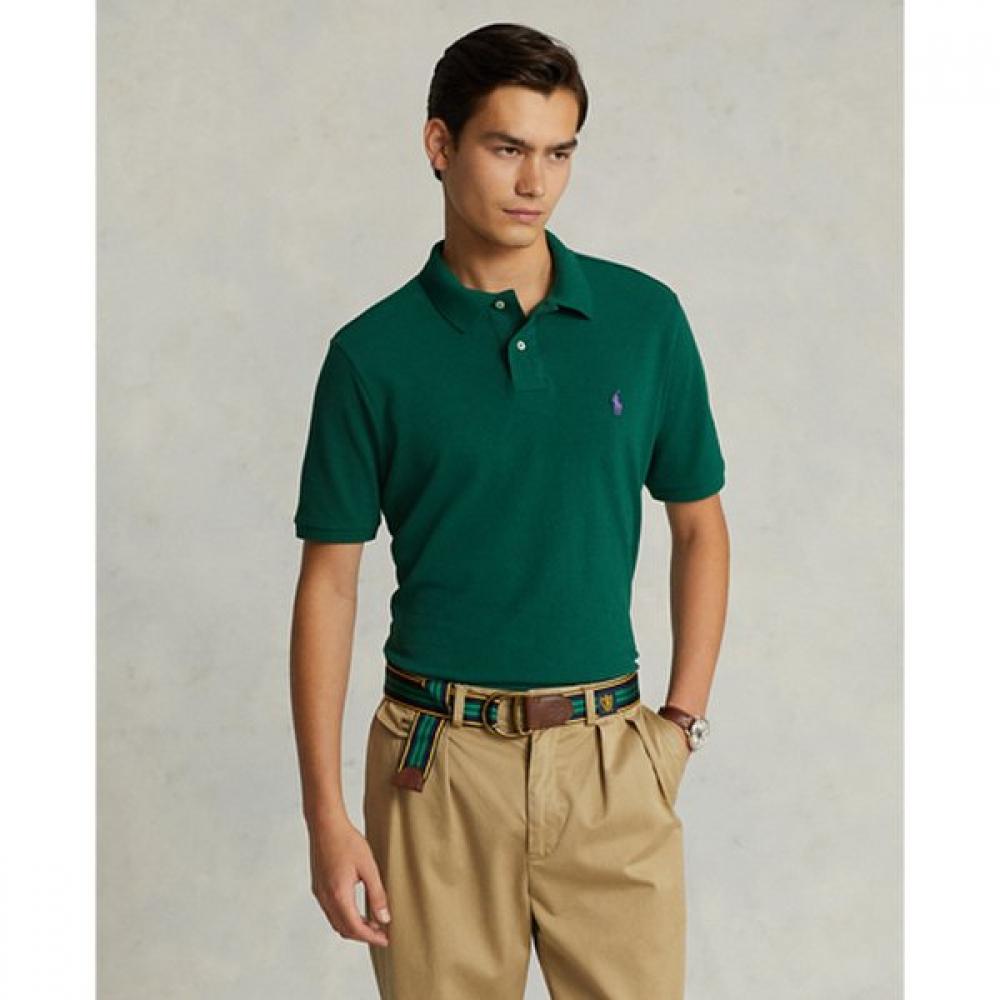 Polo Ralph Lauren Мужские индивидуальные сетчатые поло приталенного кроя Mnpokni1n820334300