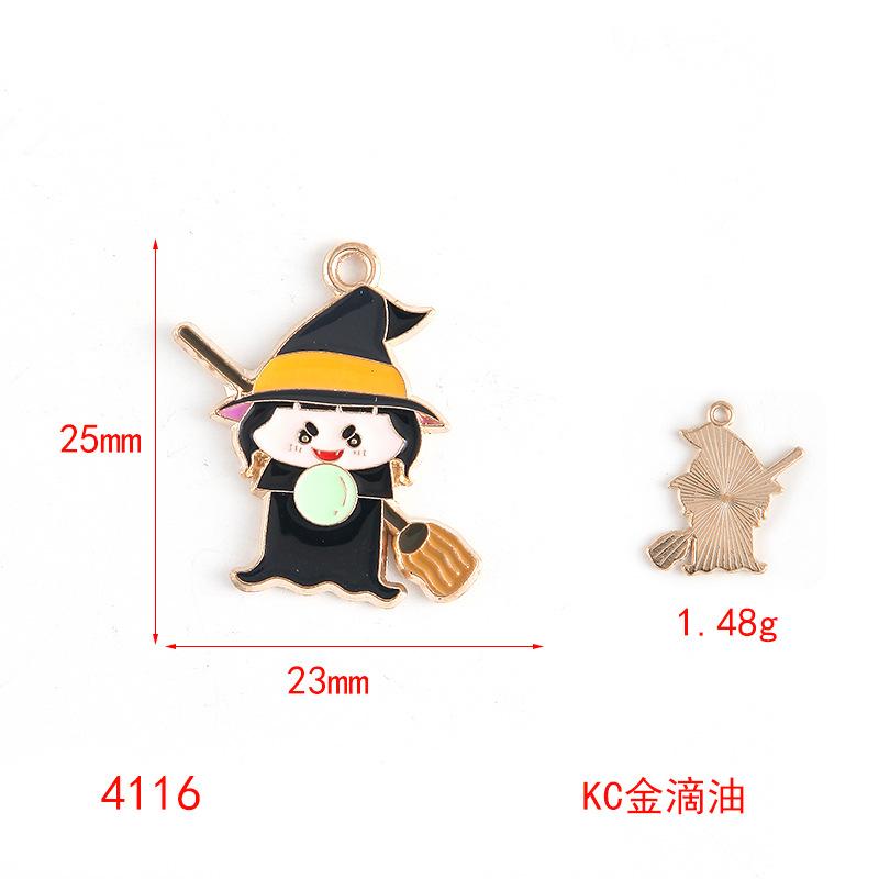 Halloween Jack O-Lantern Dark Ghost Kitten Simple Alloy Bracelet DIY Alloy Accessories Jewelry