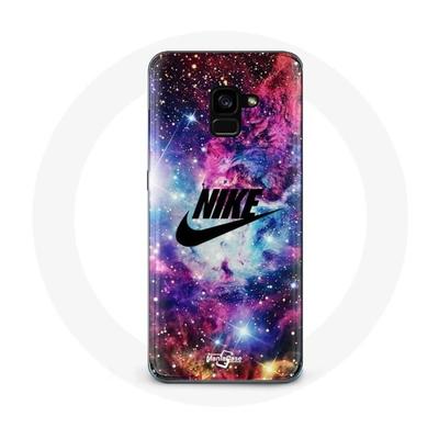 Coque Pour Samsung Galaxy A8 Plus Nike Espace Coloré Logo