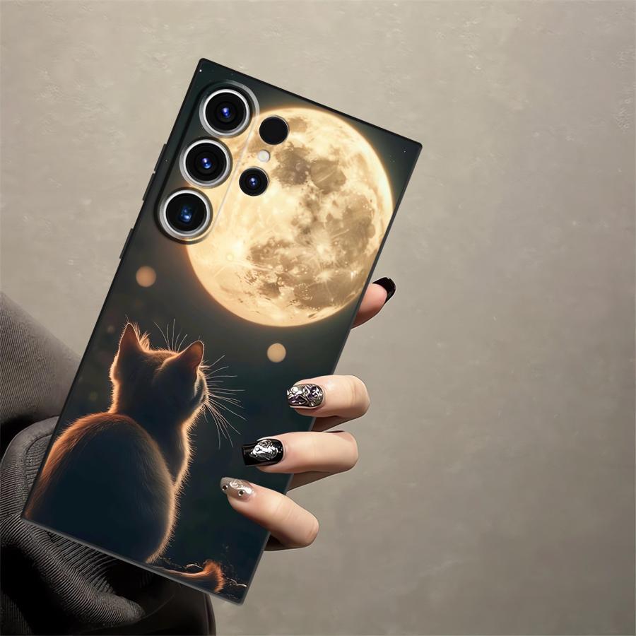 Чехол для Samsung Galaxy S26 Ultra S24 S23 S21 FE S10 S9 S25 Plus S20 Ultra Note 20 8 9 10 Funda Чехол для телефона Милый Кот