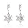 Colorful Rhinestone Christmas Tree Earrings: Unique, Luxurious, and Exaggerated Festive Style