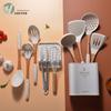 11-Piece Silicone Kitchen Utensil Set with Solid Wood Handles