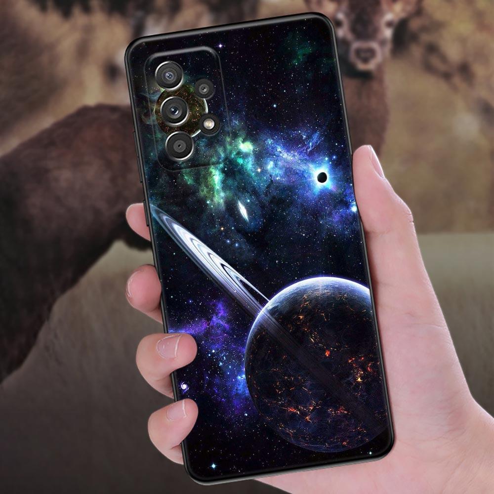 Вселенная Звездный Чехол для Телефона Galaxy A53 5G Чехол для Samsung A54 A55 A52S A51 A71 A73 A72 A35 A32 A33 Чехлы Небо Космос Планета Звезды