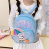 Rabbit Bright Sequin Pattern Backpack With Pu Fabric For Schoolbag Learning