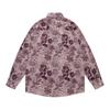 American Vintage Floral Shirt Men Women Loose Fit Long Sleeve Button Up Top Casual Wear