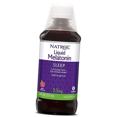 Жидкий Мелатонин, Liquid Melatonin, 237мл Ягоды (72358031)
