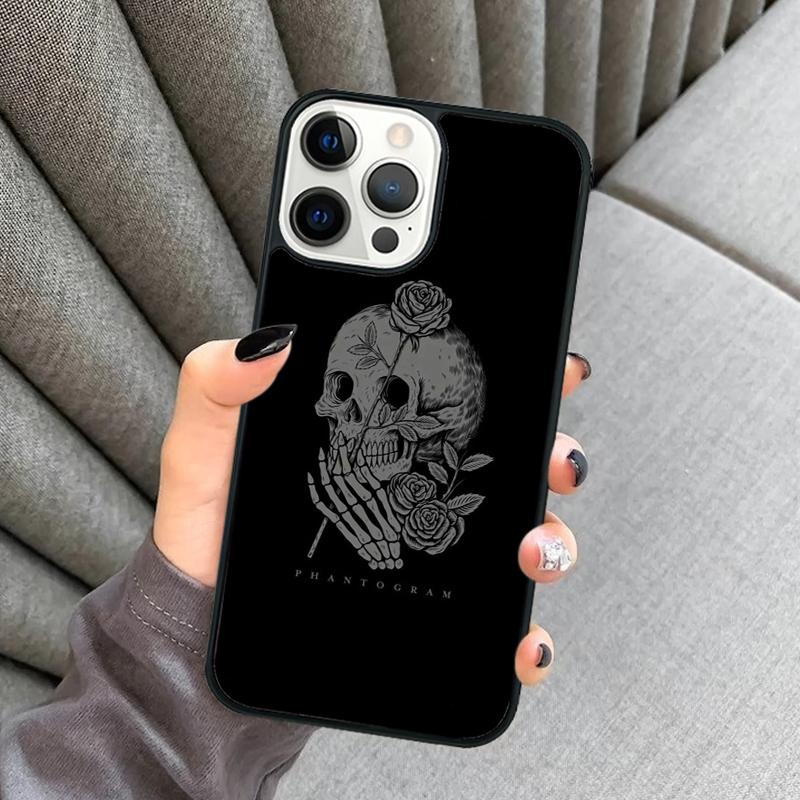 Жуткий Череп Забавный Танцующий Скелет Чехол для Телефона Для iPhone 17 Air 16 16e 15 13 14 Pro Max 11 12 Plus 2022 MAX Чехол