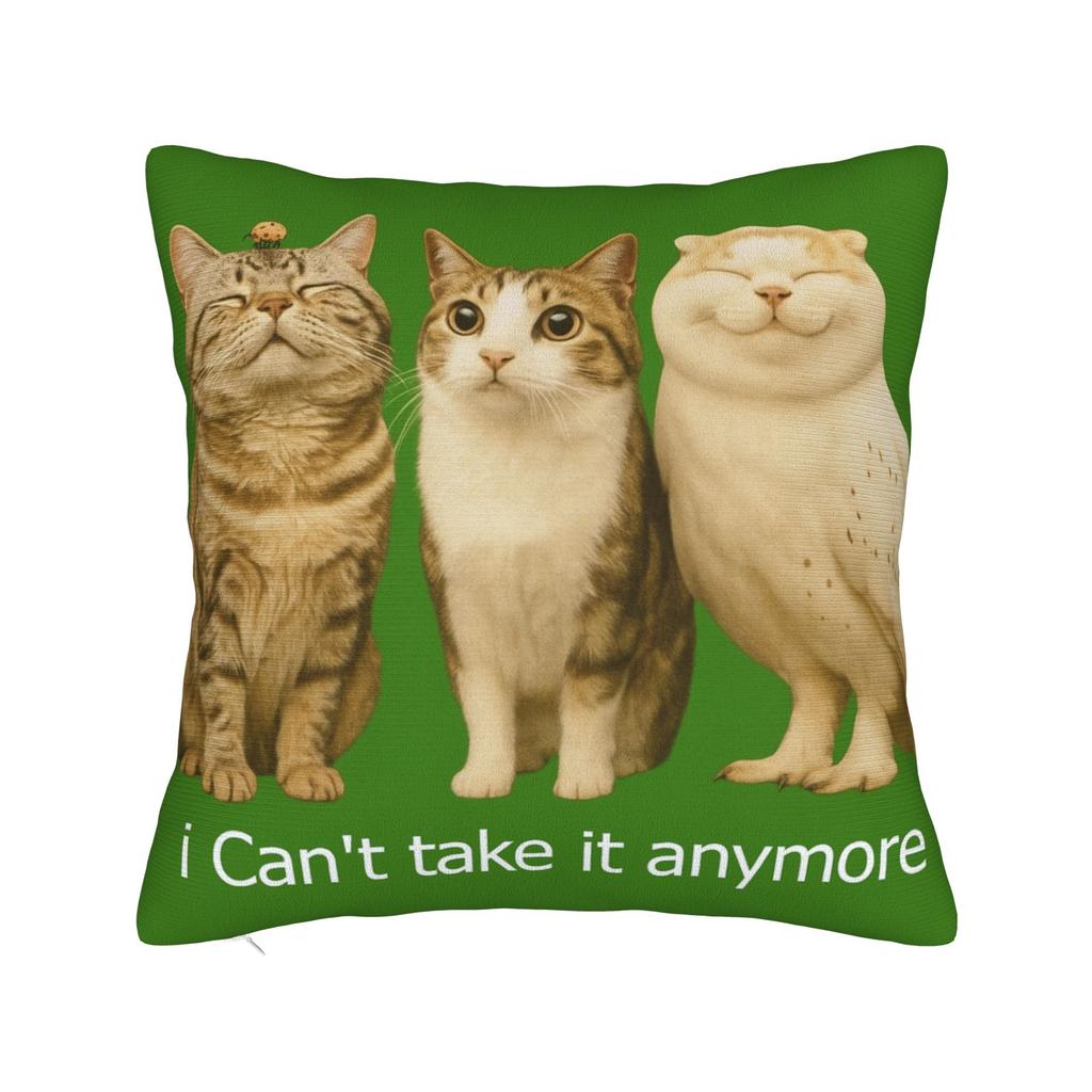 Pillow Cover Internet Famous Meowl Cat Owl Meme  Morden Pillow Case For Sofa Home Decoration Pillowcases