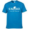 Летняя Мода Крутая Футболка Мужская Игра CS Go Футболка С Принтом 100% Хлопок Короткий Рукав Повседневная Уличная Одежда Мужские Топы Футболки F53