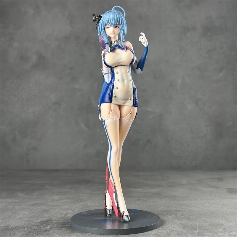 Azur Lane St. Louis Saint Aunt Ship Girl Female Two-dimensional Beautiful Girl Figure Desktop Ornament Animation Model